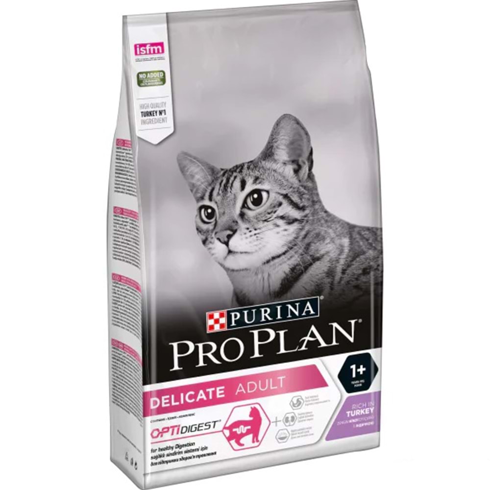 Pro Plan Delicate Hassas Ve Seçici Kediler İçin Hindili Kedi Maması 3 Kg