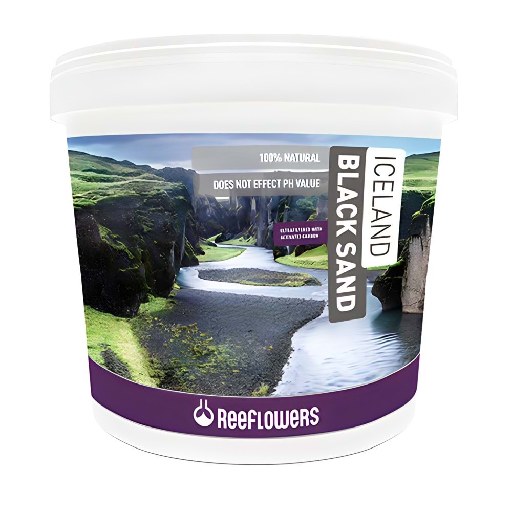 Reeflowers Iceland Black Sand (1- 2 Mm) - Live 25 Kg