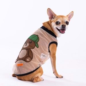 23831 Bear Mesh Tişört