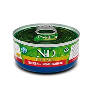 N&D Prime Kedi Konserve Tavuk & Nar 80 Gr