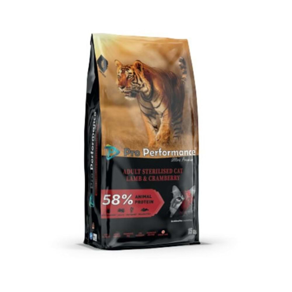 Pro Performance Cat Steril Lamb&Salmon 15Kg
