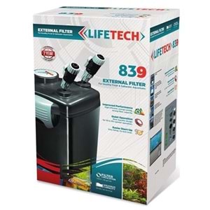 Life Tech Dış Filtre Siyah Kova İçi Dolu 1500 L/H