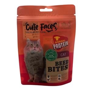 Cute Faces Cat Beef Bites 60 Gr