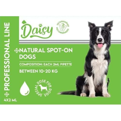 Daisy Köpek Ense Damlası (10-20 Kg) 4*2 Ml