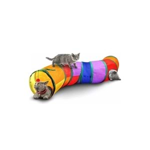 Kıvrımlı Model Kedi Oyun Tüneli 130 cm