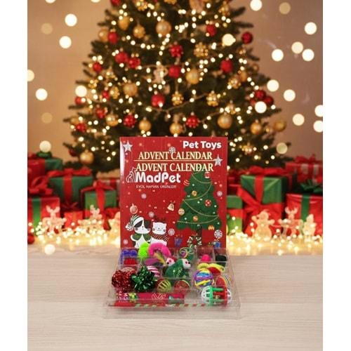 Yılbaşı Konspeti 24 Parça Advent Calendar Oyuncak Seti 612