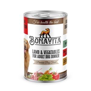 Bonavita Kuzu Etli Yetişkin Köpek Konservesi 400 Gr
