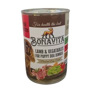 Bonavita Kuzu Etli Yavru Köpek Konservesi 400 gr