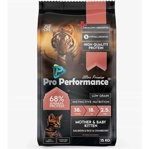 Pro Performance Mother&Baby Kitten Salmon-Rice 15Kg