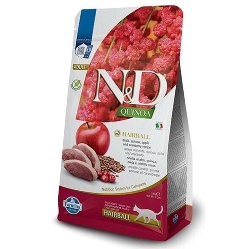 N&D Quinoa Hairball Kedi Maması 1.5 Kg