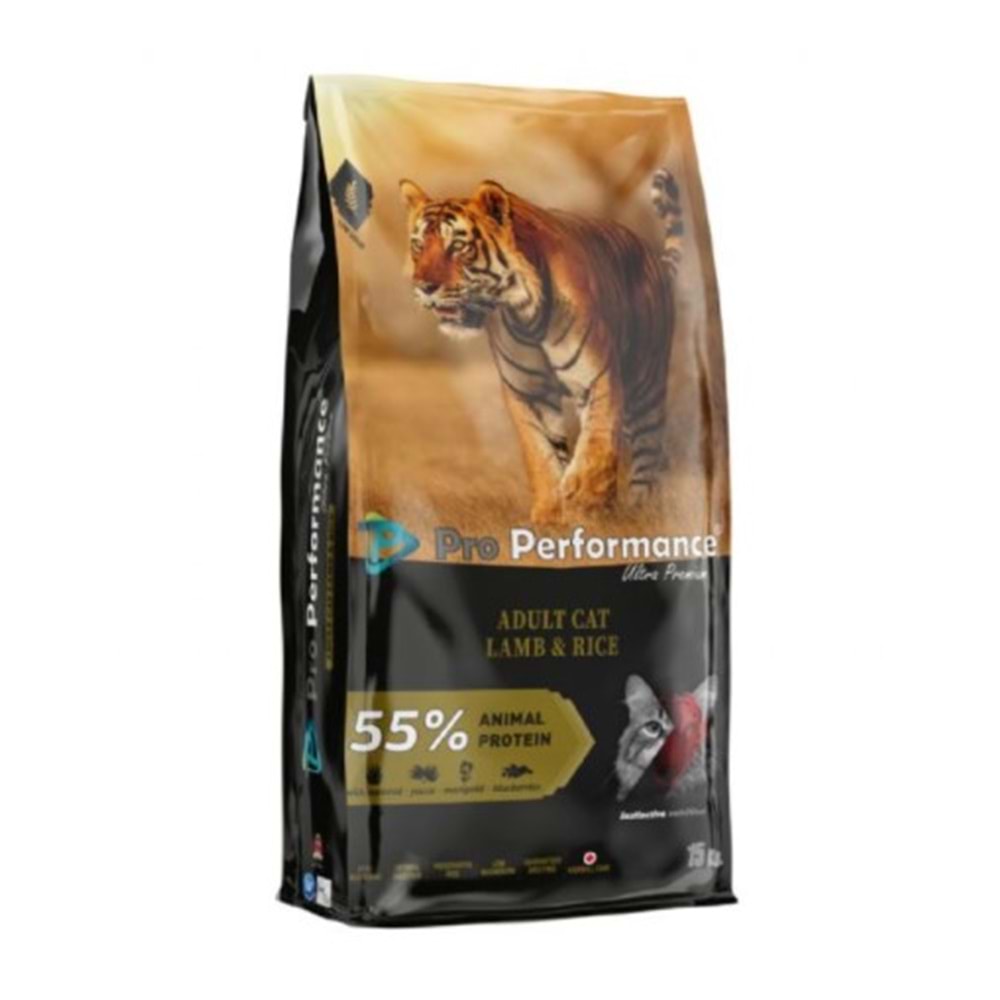 Pro Performans Kedi Kuzu Ve Pirinçli 15 Kg