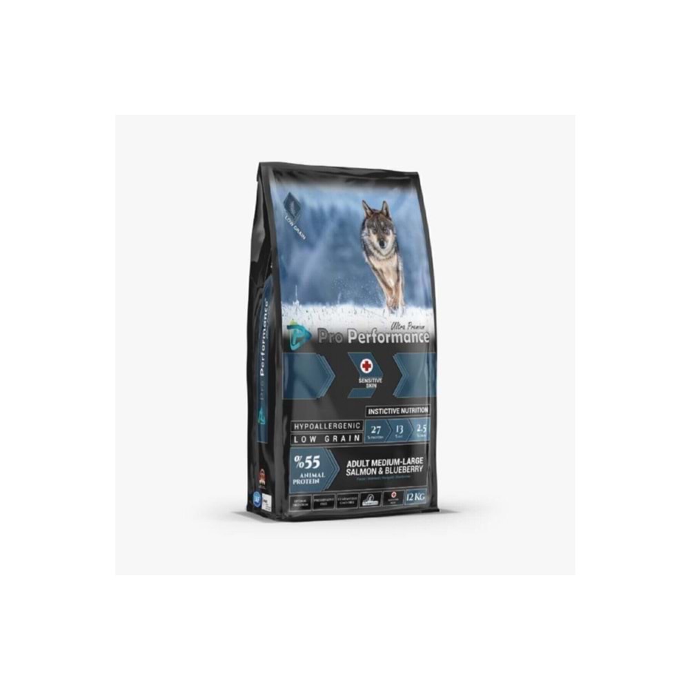 Pro Performance Adult Dog Medium Large Salmon 12 Kg