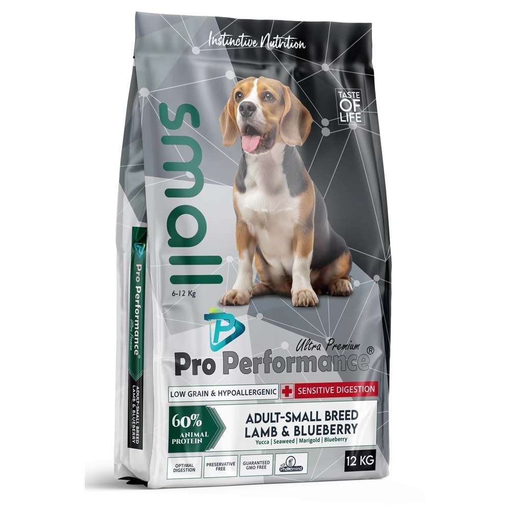 Pro Performans Small Adult Lamb&Blueberry 12 Kg