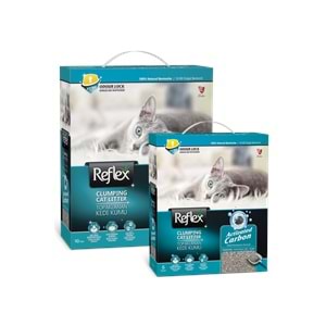Reflex Box 10 Lt Active Carbon Gri Kedi Kumu