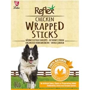 Reflex Köpek Tavuk Parçalı Çubuk 80 Gr