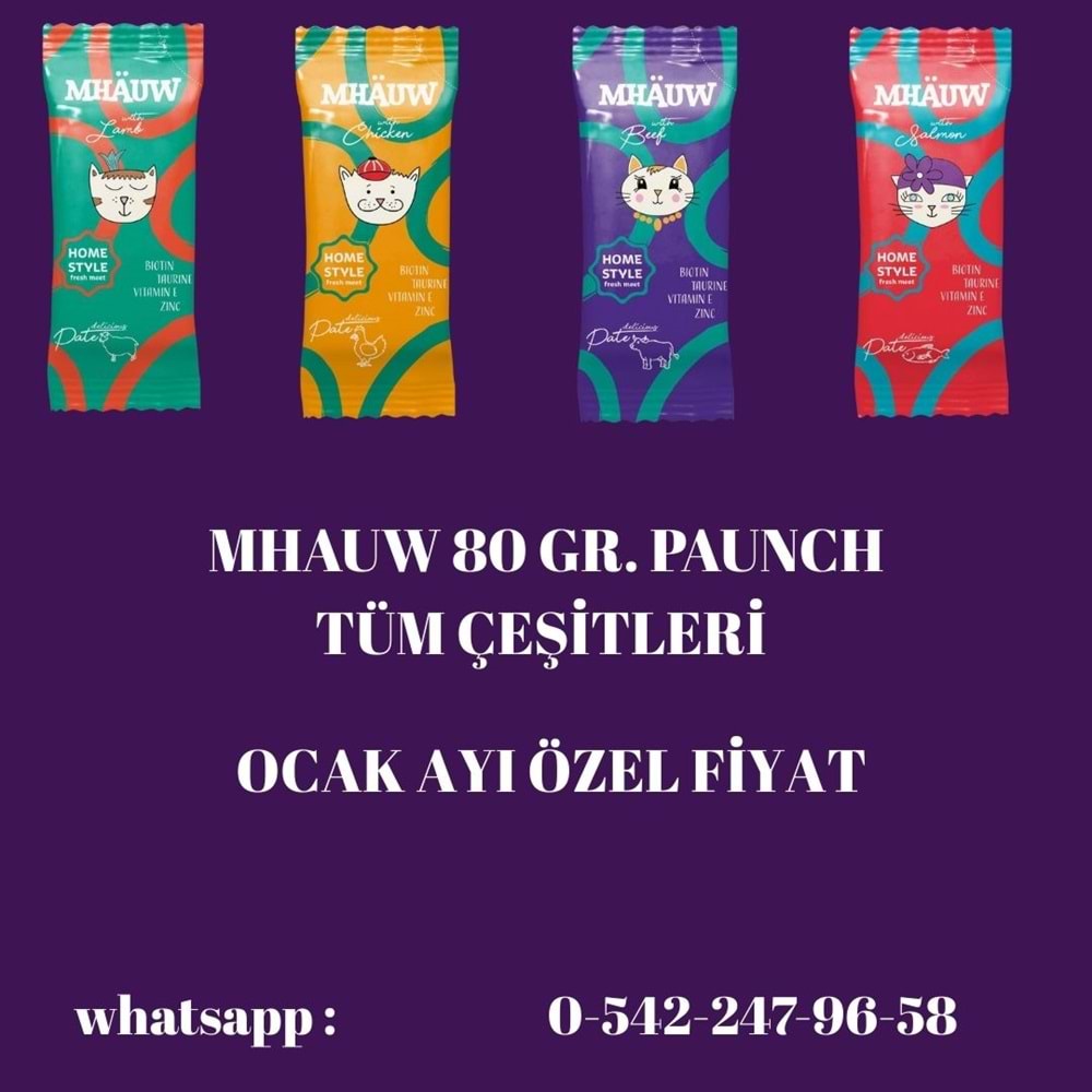 Mhauw Pouch Pate 80 Gr.