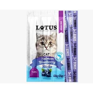 Lotus Salmon Blueberry Sticks 4x6 Gr 24GR