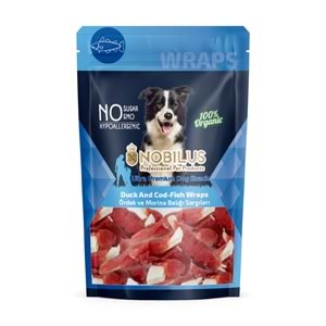 Nobilus Ördek Ve Morina Balığı Sargısı Köpek Ödülü 80Gr