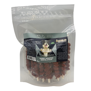 NobilusTavşan Sargılı DENTAL Çubukları Köpek Ödül maması 12 cm 500 gr