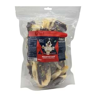 Nobilus Sığır Eti Dolgulu Tavşan Kulağıı Köpek Ödül maması 10cm 1 Kg