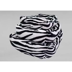 Pet Pretty Peluş Koltuk Yatak 3 lü Seri Zebra