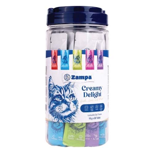 Zampa Creamy Delight Kedi Krema Ödül Maması 30X16 Gr